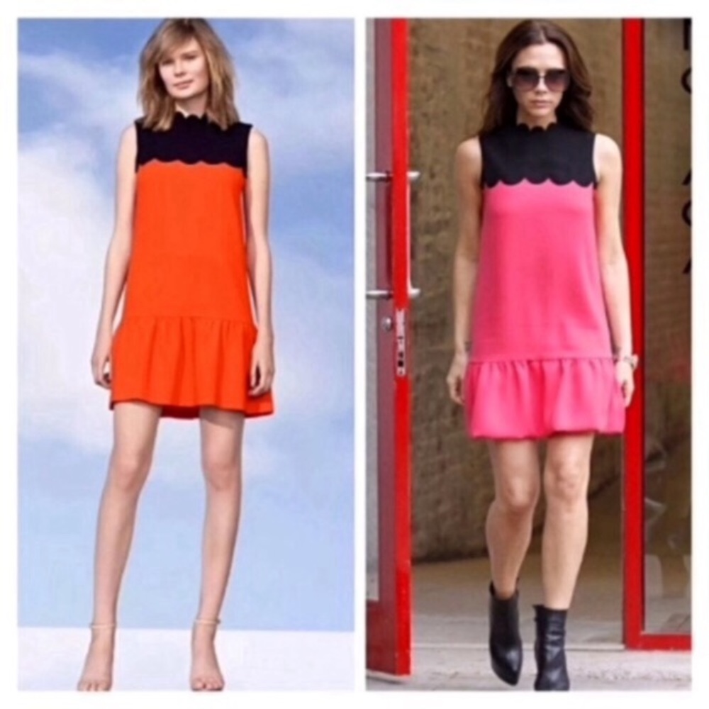 New Victoria Beckham Target Orange Dress